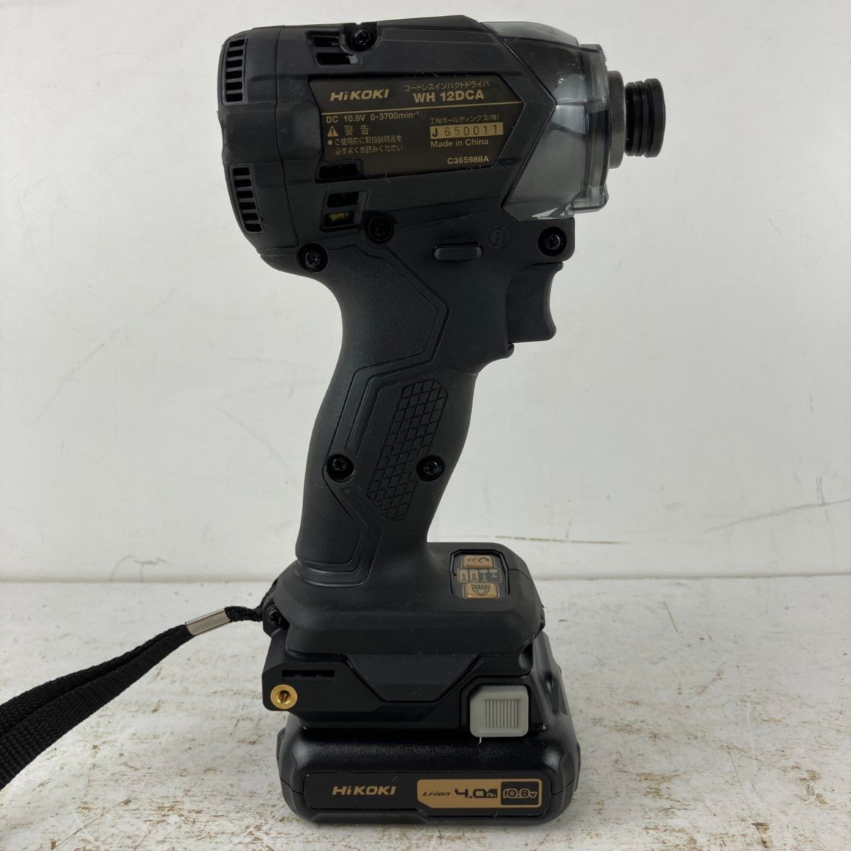  ЗЗHiKOKI ハイコーキ 10.8 v インパクトドライバ バッテリーx 3 充電器 ケース付 WH 12 DCA ホダカ 電動インパクトドライバー ドリル ドライバー レンチ