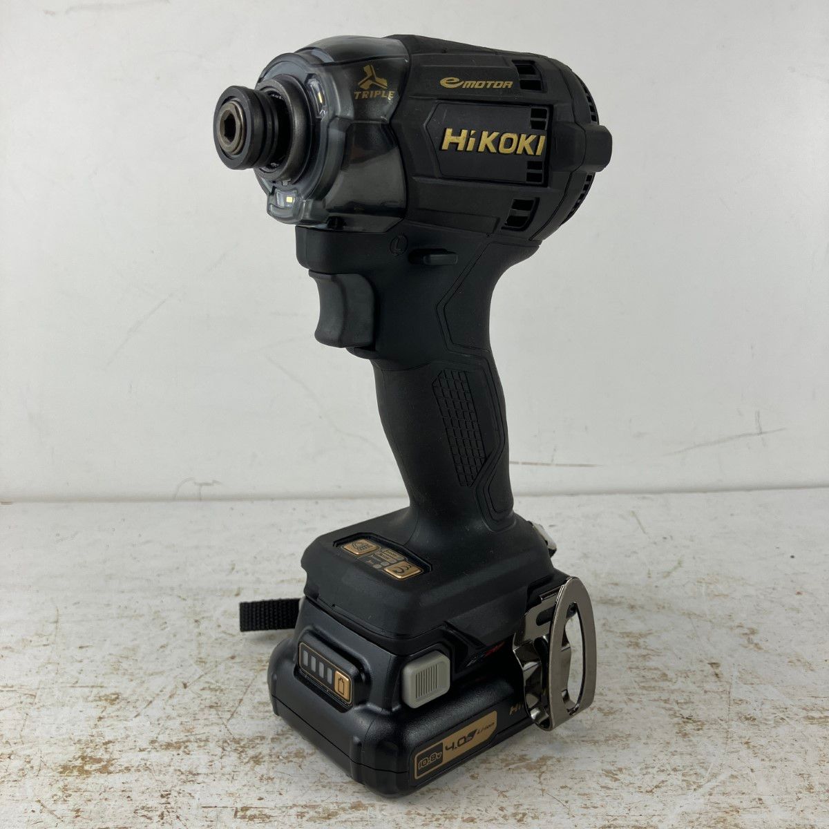 ЗЗHiKOKI ハイコーキ 10.8 v インパクトドライバ バッテリーx 3 充電器 ケース付 WH 12 DCA ホダカ