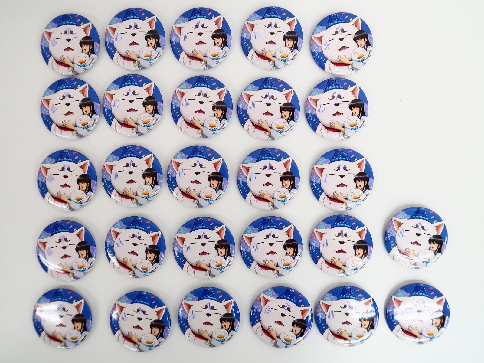 桂小太郎＆定春 銀魂 定春バースデー缶バッジ