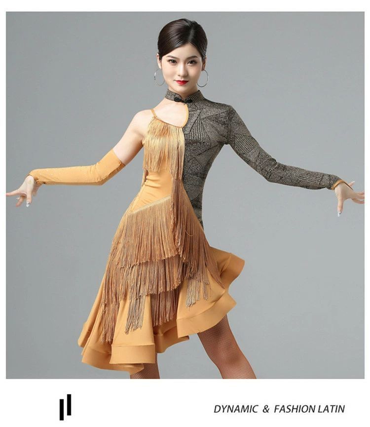 ラテンダンス衣装 社交ダンス レディース ラテンドレス ワンピース ゴーゴーダンス フリンジドレス 舞台 演出服 ステージ衣装 ラテン専門服 大きいサイズ