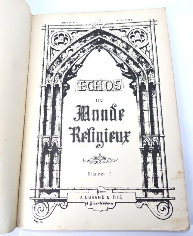 楽譜 ECHOS DU MONDE 1 er et 2 e Volumes A.DURAND-FILS