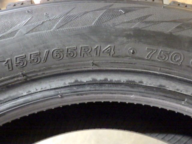  SR 320 製造 約7 5部山 BS BLIZZAK VRX 2 155 65 R 14 4本 12インチ以下 スタッドレス