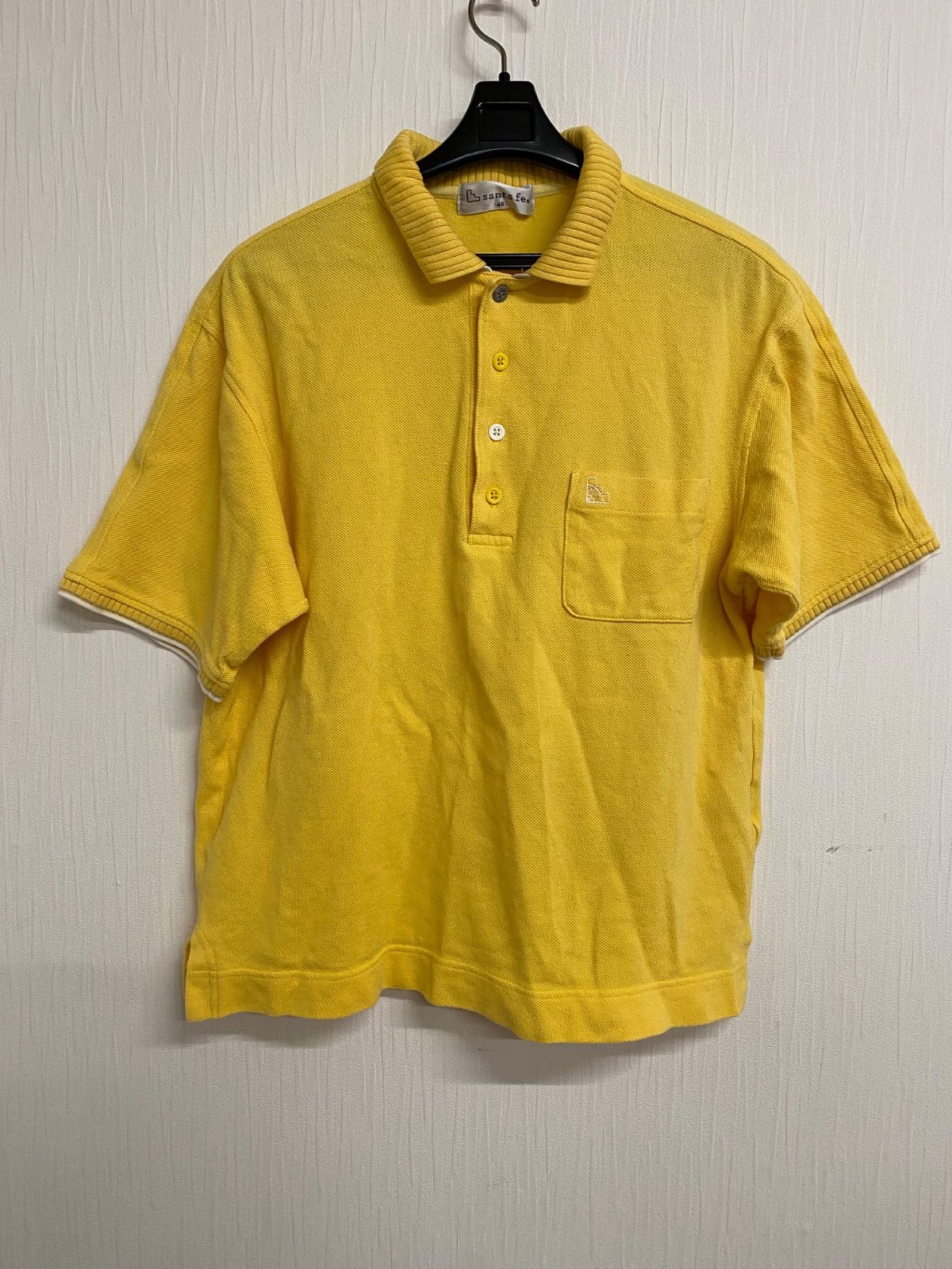 santa fe サンタフェ メンズ半袖ポロシャツ サイズ46 古着