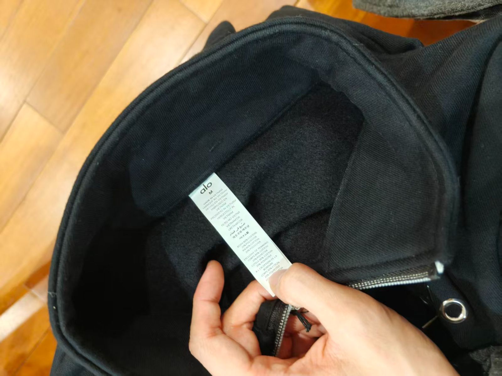  ハーフジッパースウェット 黒 シンプルロゴ オーバーサイズフィット トレーナー スウェット トップス