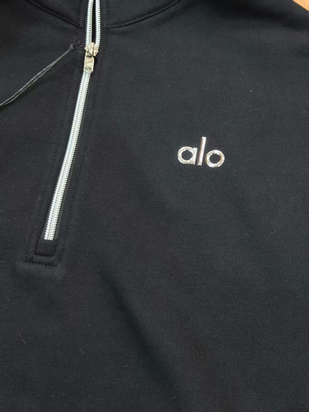 ハーフジッパースウェット 黒