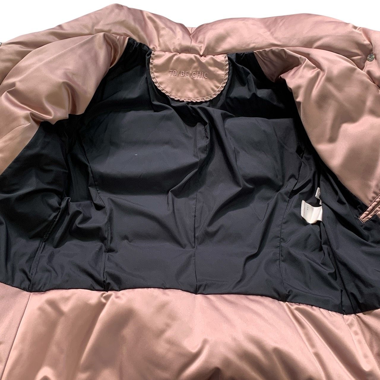 ♪3644 TO BE CHIC トゥービーシック ダウンジャケット パールピンク