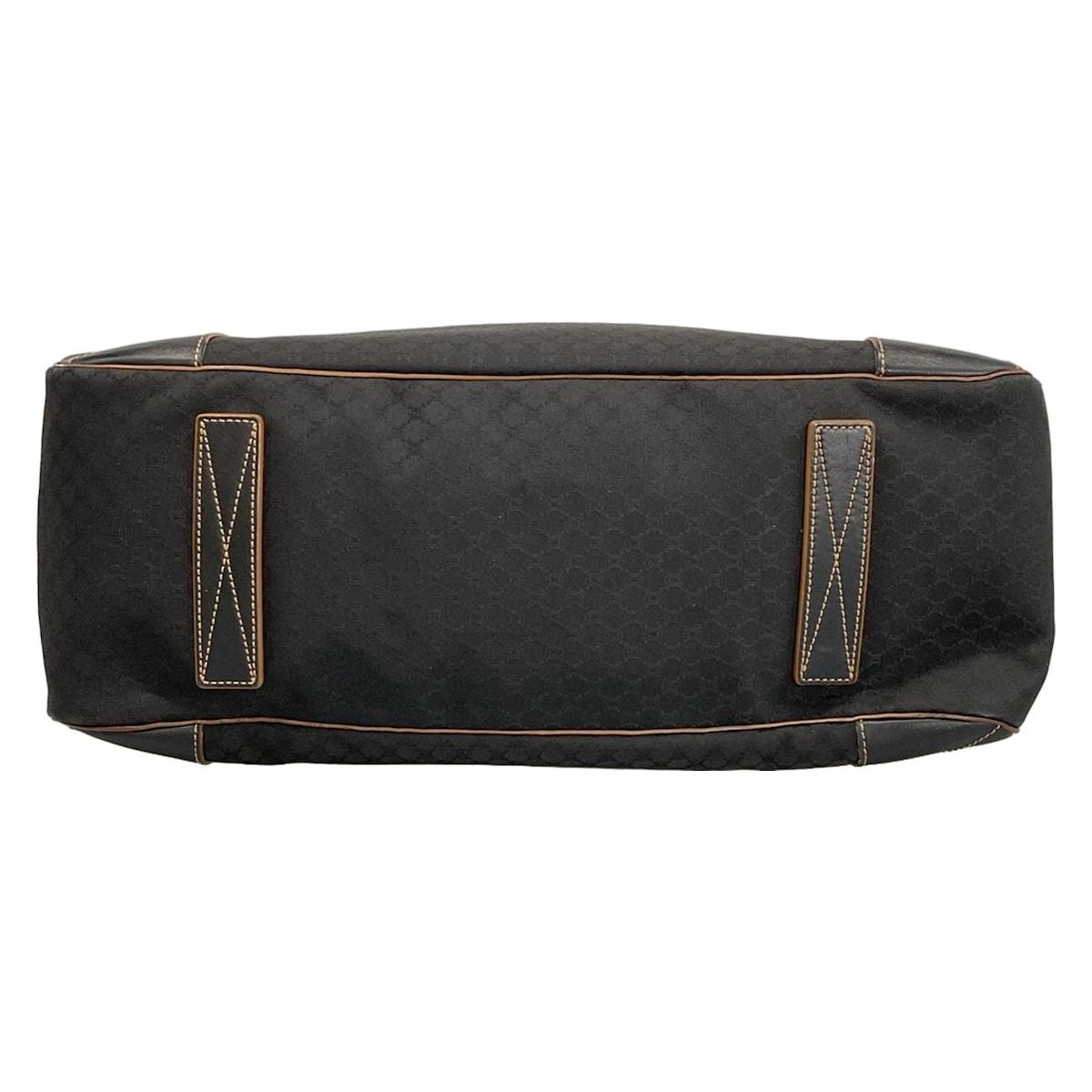  CELINE セリーヌ ボストンバッグ マカダム柄 黒 レザー ボストンバッグ 旅行用バッグ バッグ