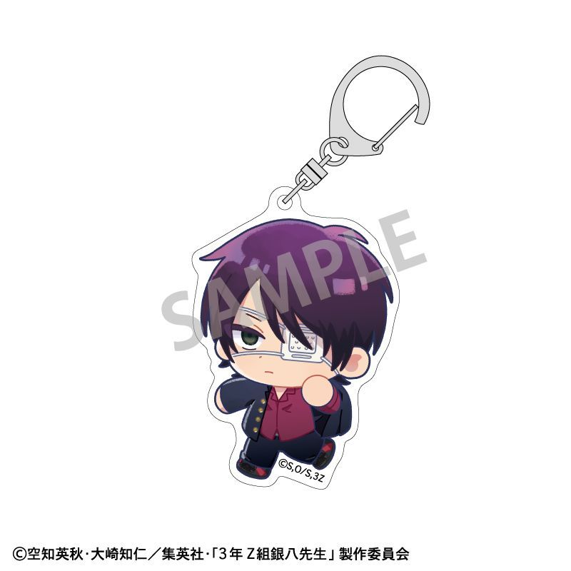 新品/公式】3年Z組銀八先生_アクリルキーホルダー 高杉晋助 登校風景