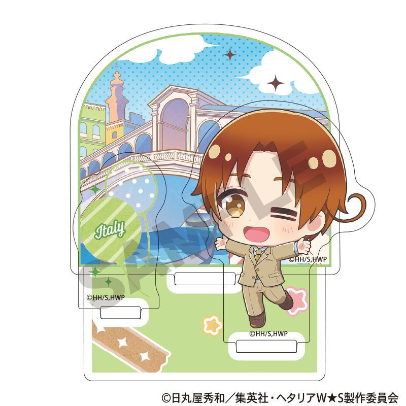 ヘタリア　アニメガ　文教堂　限定　コマ　アクリルスタンド　アクスタ　イタリア ヘタリア アニメガ 文教堂 限定 コマ アクリルスタンド アクスタ