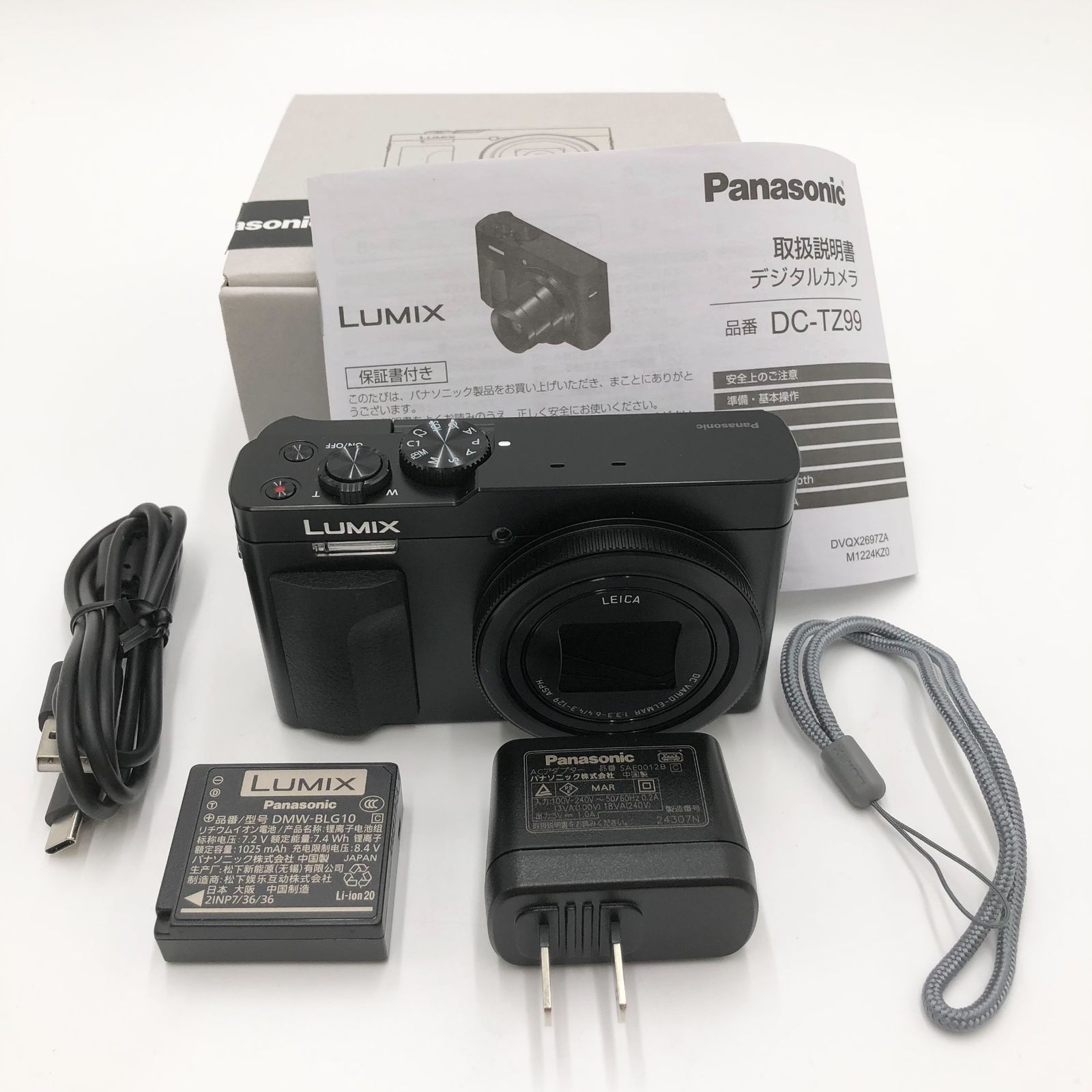 パナソニック Panasonic コンパクト デジタル カメラ 高倍率ズーム 光学30倍 LUMIX DC TZ 99 K