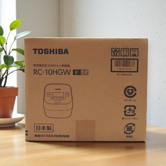 TOSHIBA 東芝 炊飯器 RC 10 HGW K 5 5合 炎匠炊き 真空圧力IH 銘柄炊き分け ブラック