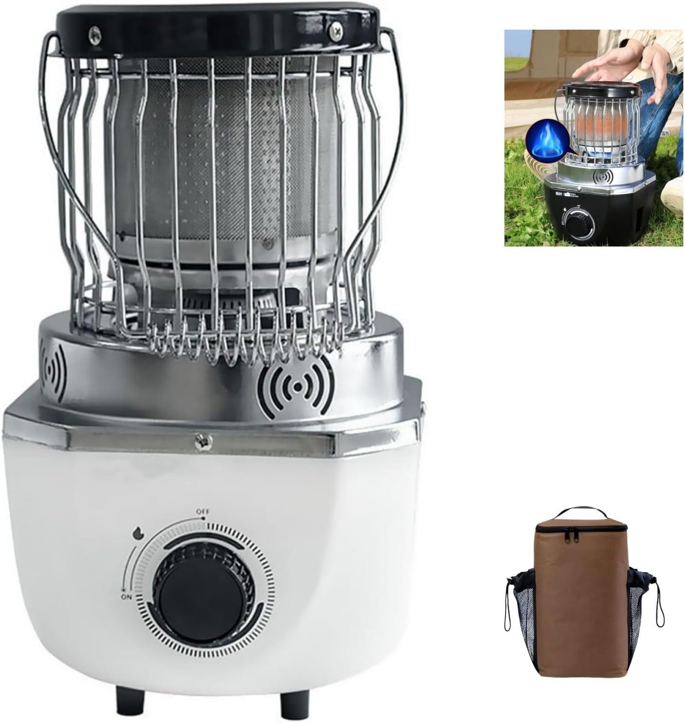 ガスストーブ カセット 1台2役 ポータブル ガスヒーター ガスストーブ