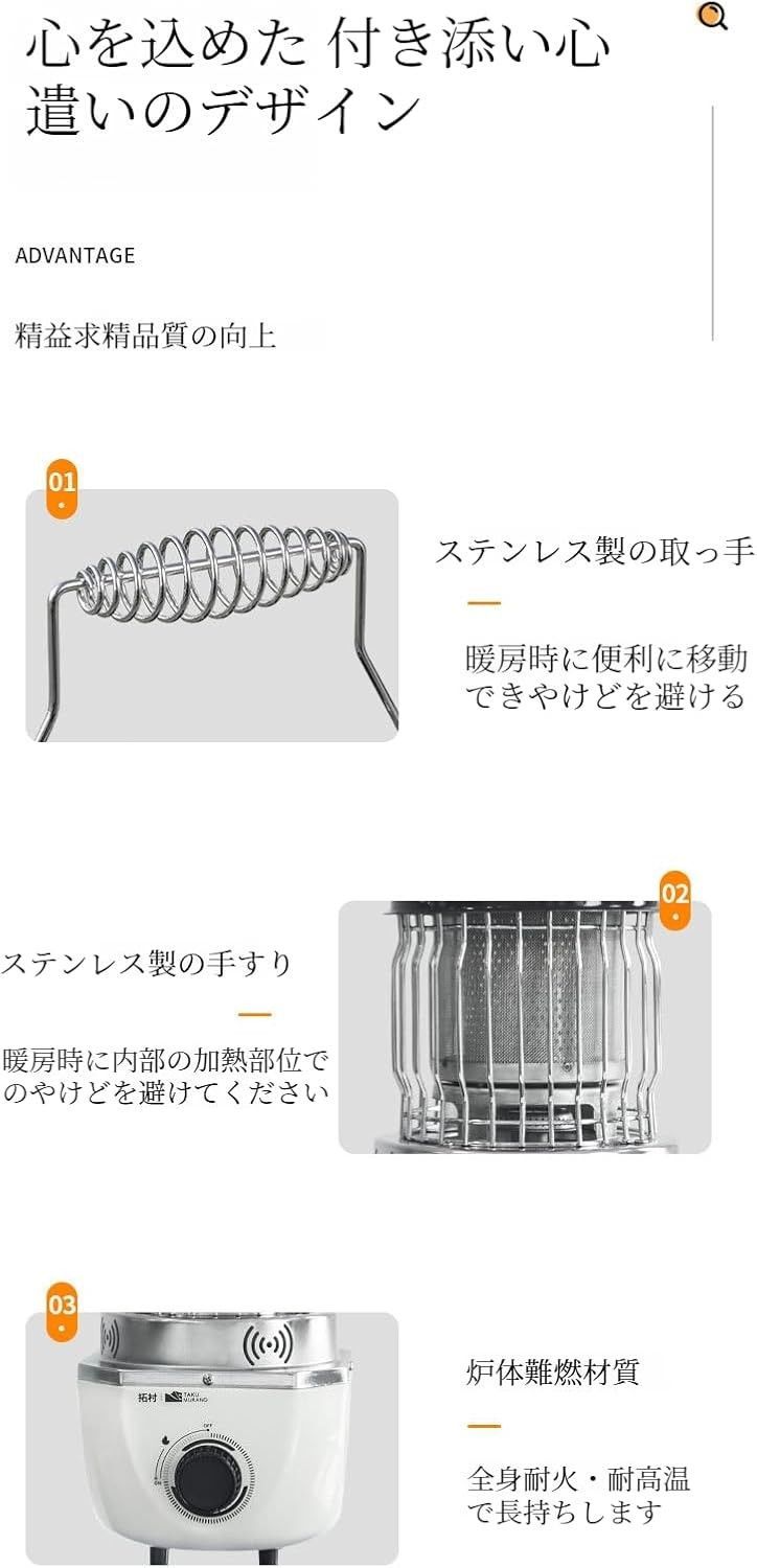 ガスストーブ カセット 1台2役 ポータブル ガスヒーター ガスストーブ