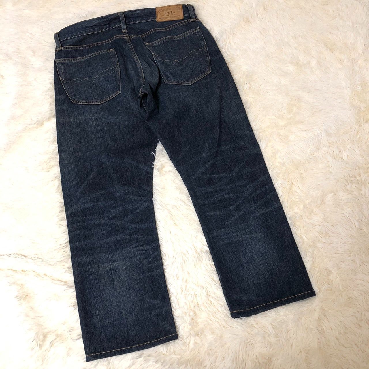 ☆美品A☆ Polo RALPH LAUREN THE HAMPTON RELAXED STRAIGHT ポロ 