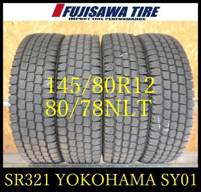 SR 321 2025 造 約7 8 5部山 SY 01 145 80 R 12 78 NLT 4本