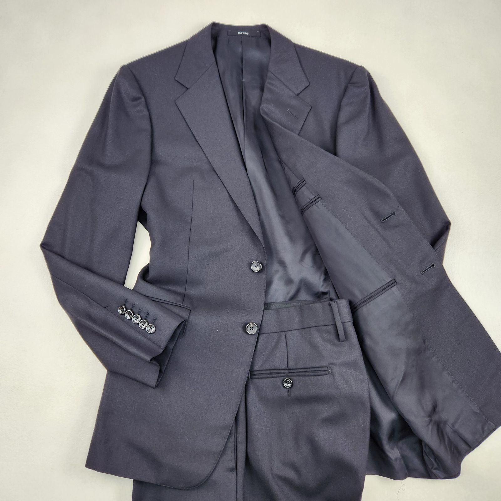 GUCCI スーツ ブラックフォーマル グッチ トムフォード 奇跡の万能 黒 2 B シングル 50 L XL相当 ブラック