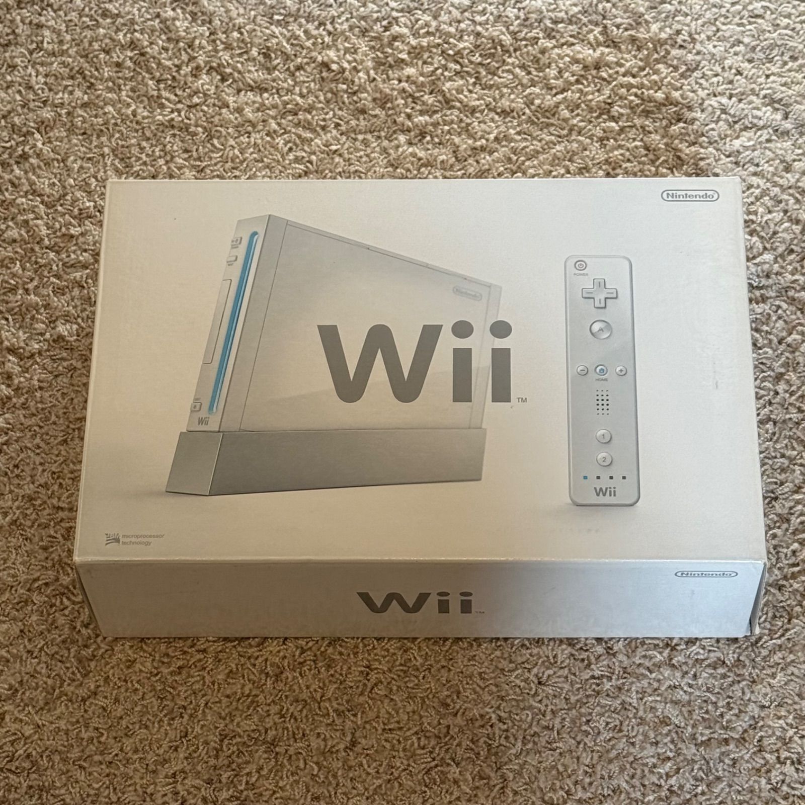 12-047 Wii 本体 ホワイト 箱付き - メルカリ