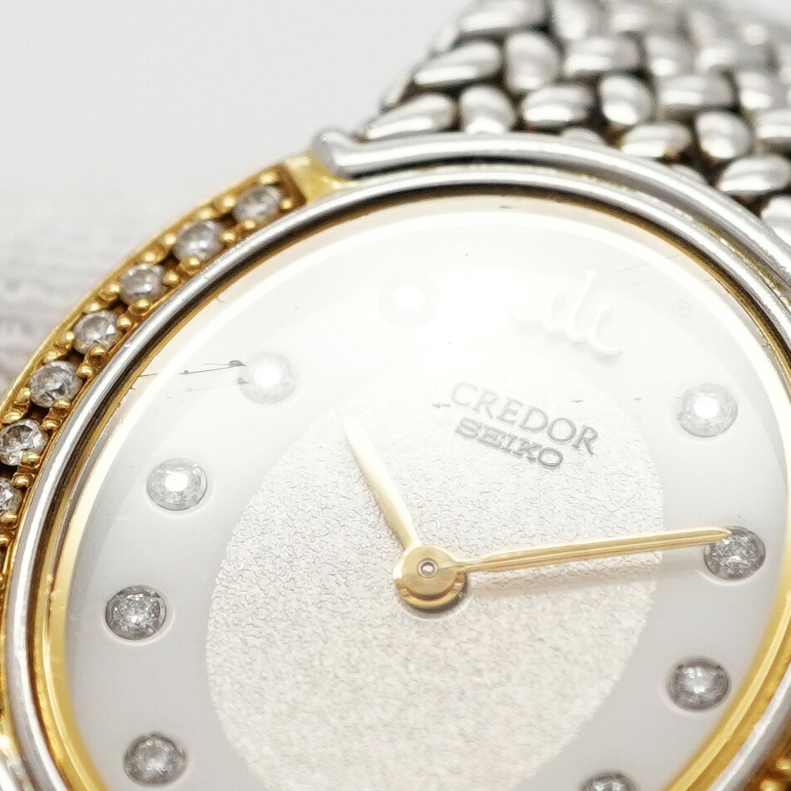  セイコー クレドール 5 A 70-3000 アイボリー文字盤腕時計 レディース 腕時計(クォーツ) 腕時計(アナログ)