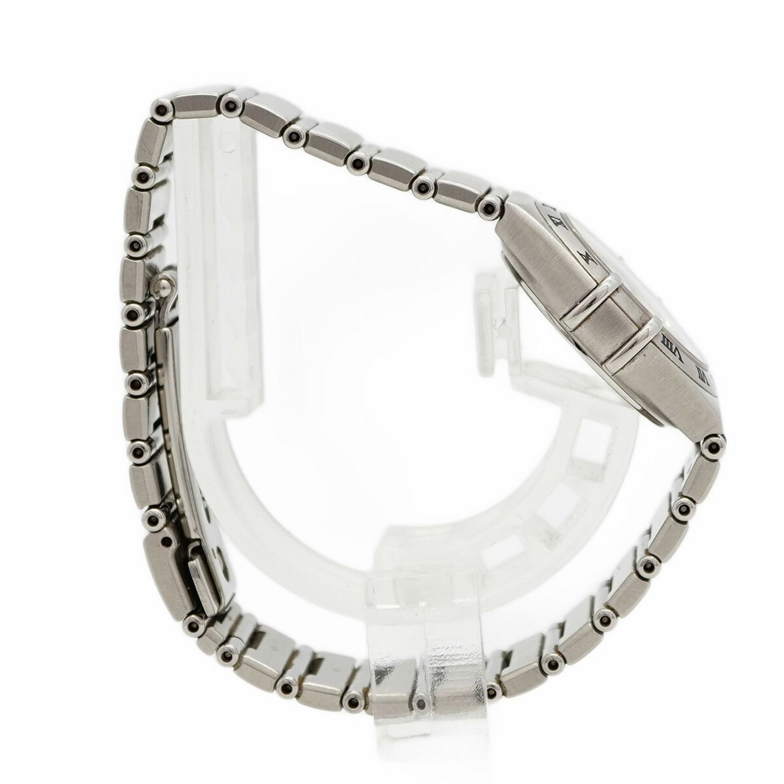 シルバー文字盤腕時計 レディース