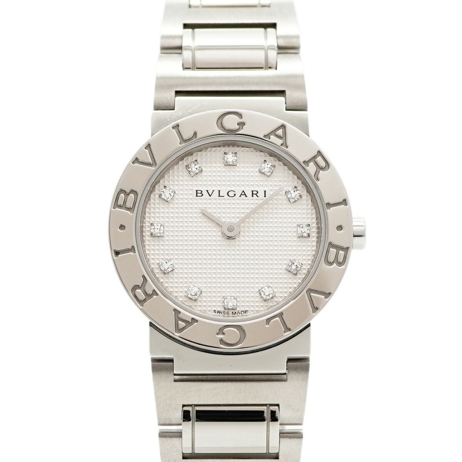 ブルガリ ブルガリブルガリ BBL 26 S シルバー文字盤腕時計 レディース