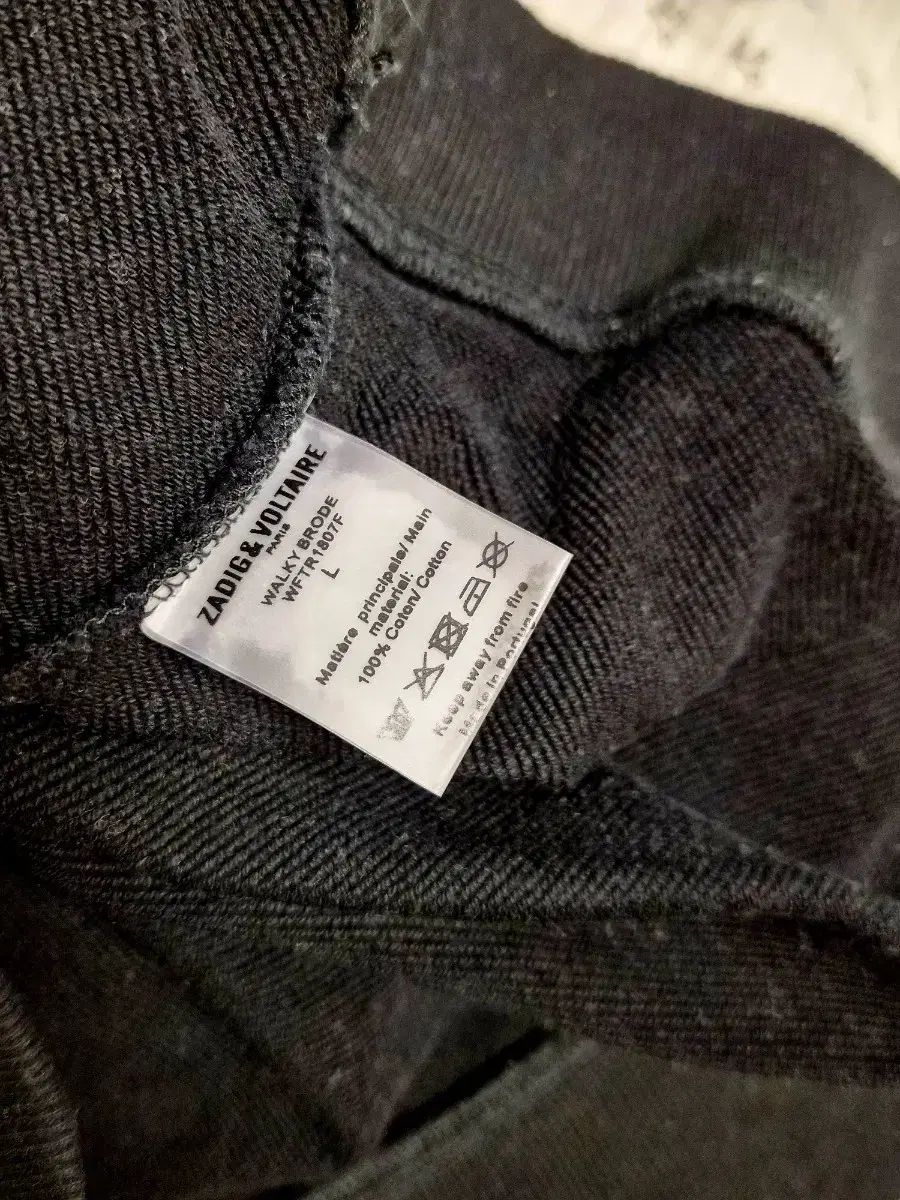  ZADIG-VOLTAIRE ザディグ エ ヴォルテール ブラック スウェット Tシャツ トレーナー スウェット トップス