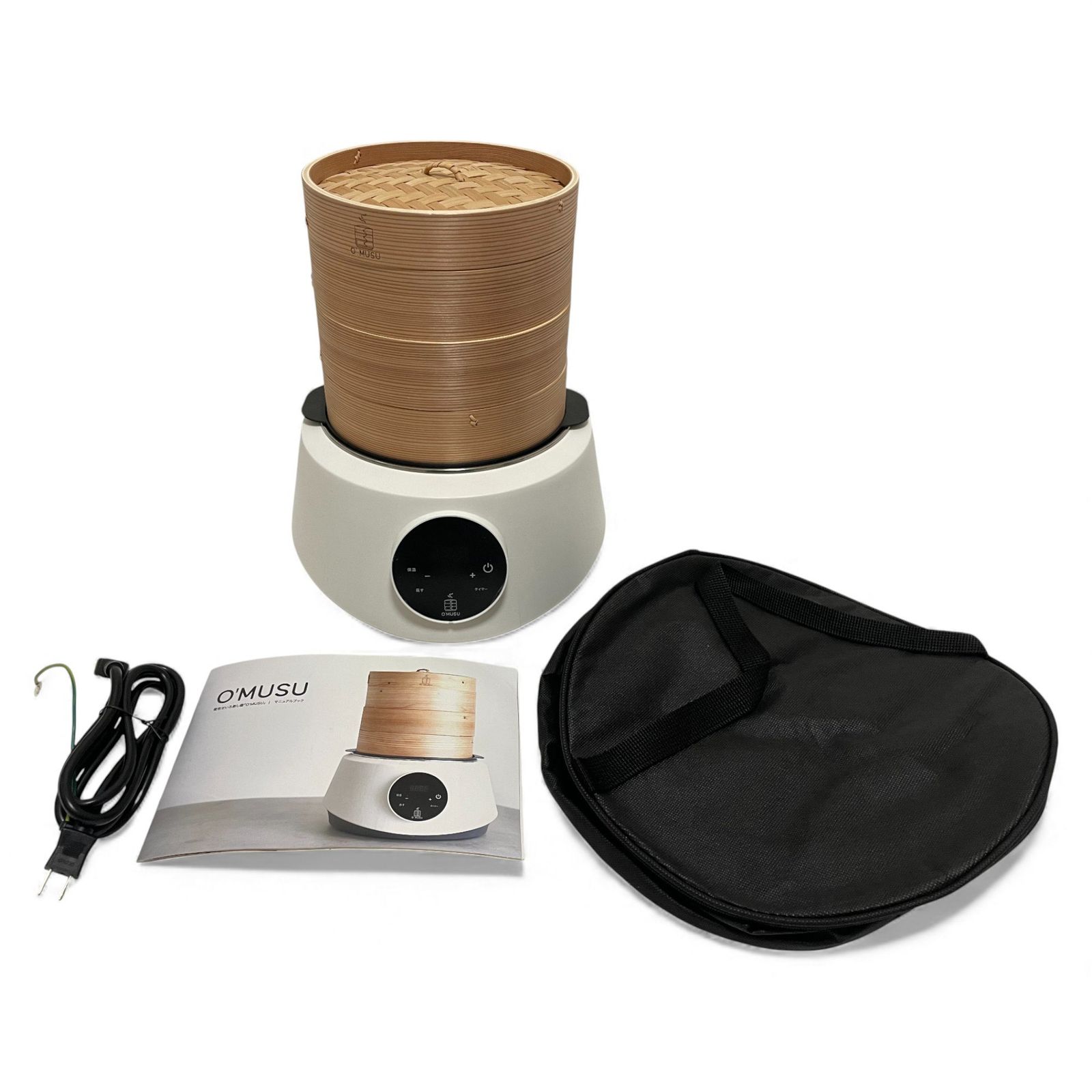 オクラシ Ocrasi せいろ 蒸し器 OS 01 ホワイト 21 cm 2000 3124