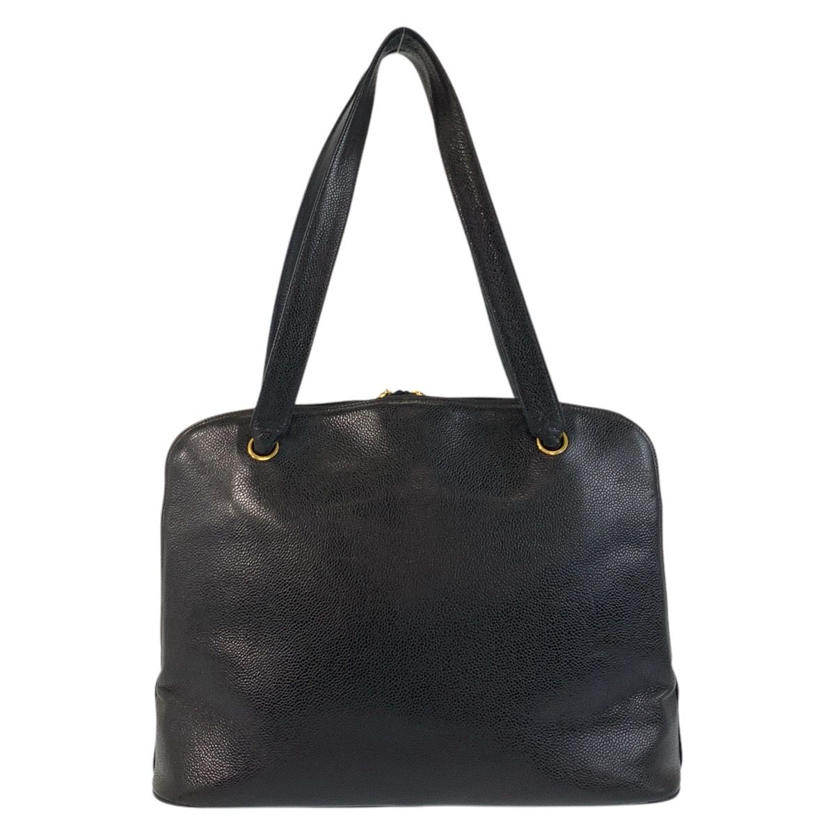 美品 CHANEL シャネル ココマーク ブラック 黒 ゴールド金具 レザー