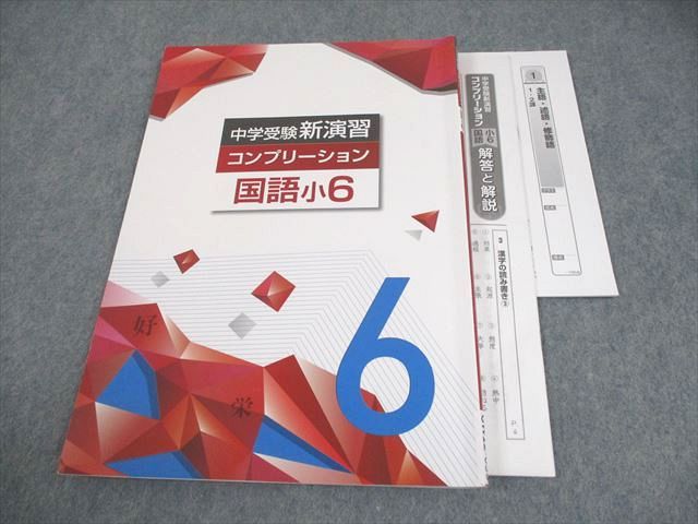 塾専用 小6 国語 中学受験新演習 コンプリーション 010m5B - メルカリ