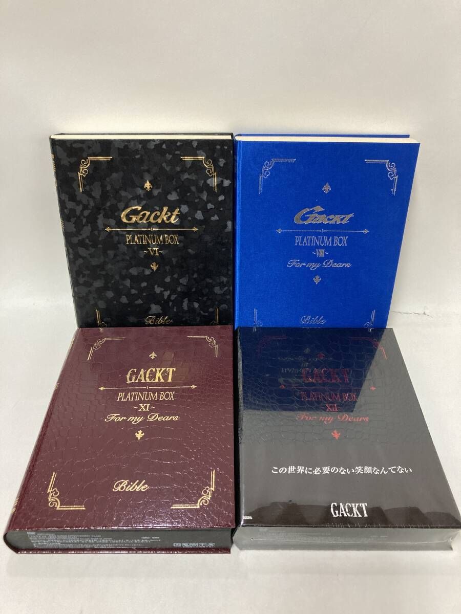 GACKT Blu-ray DVD 9巻まとめ売り BUNRAKU / PLATINUM BOX / 義経秘伝