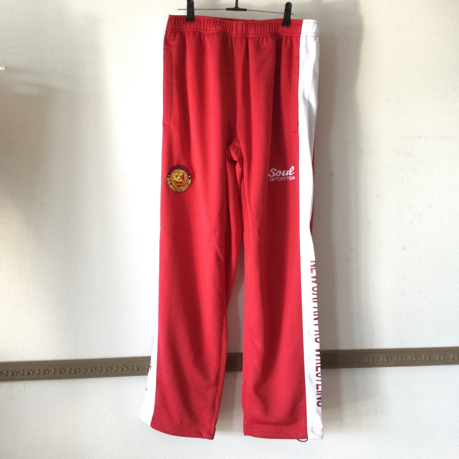 12158 【美品】SOUL SPORTS × 新日本プロレス ジャージ 上下