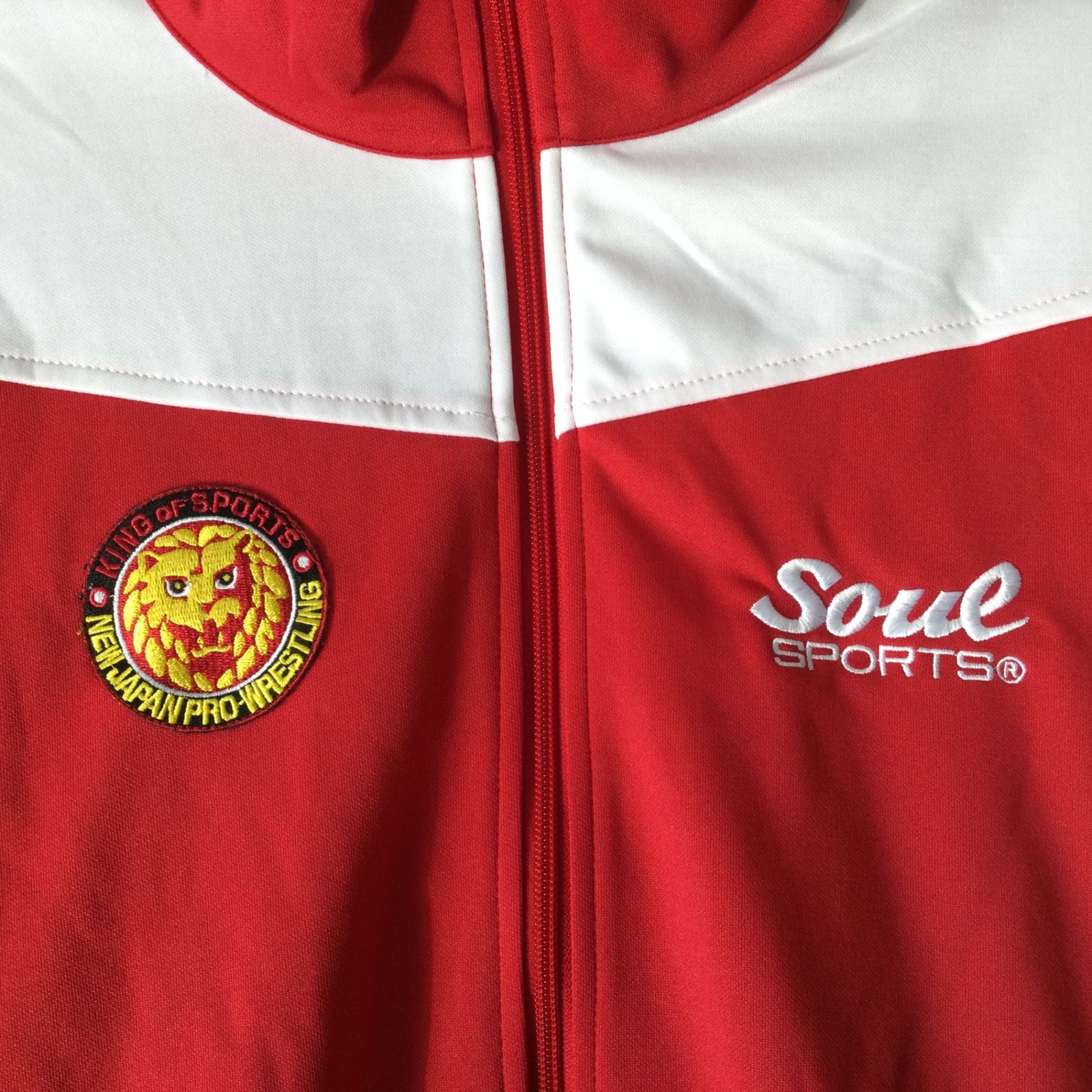 12158 【美品】SOUL SPORTS × 新日本プロレス ジャージ 上下