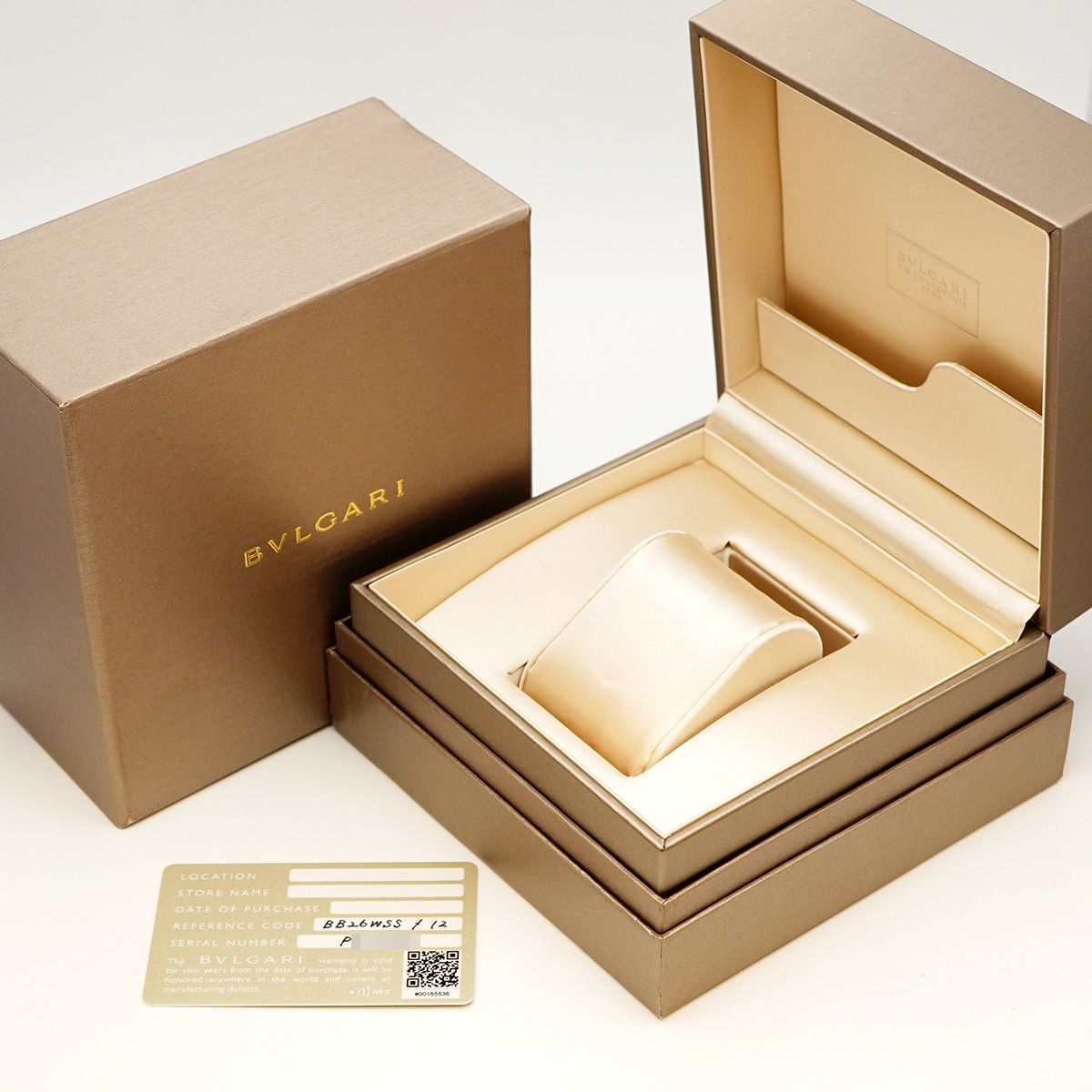 5 wwp 0124 ブルガリ ブルガリブルガリ BBL 26 S シルバー文字盤 腕時計 レディース