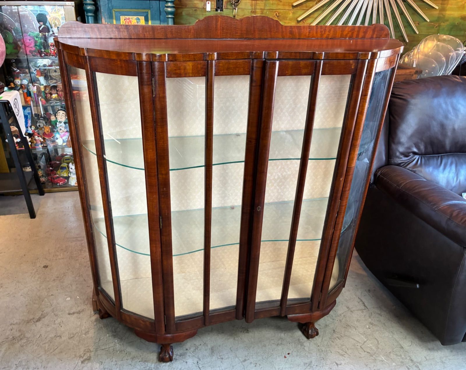 アンティーク 飾り棚 ショーケース キャビネット インテリア