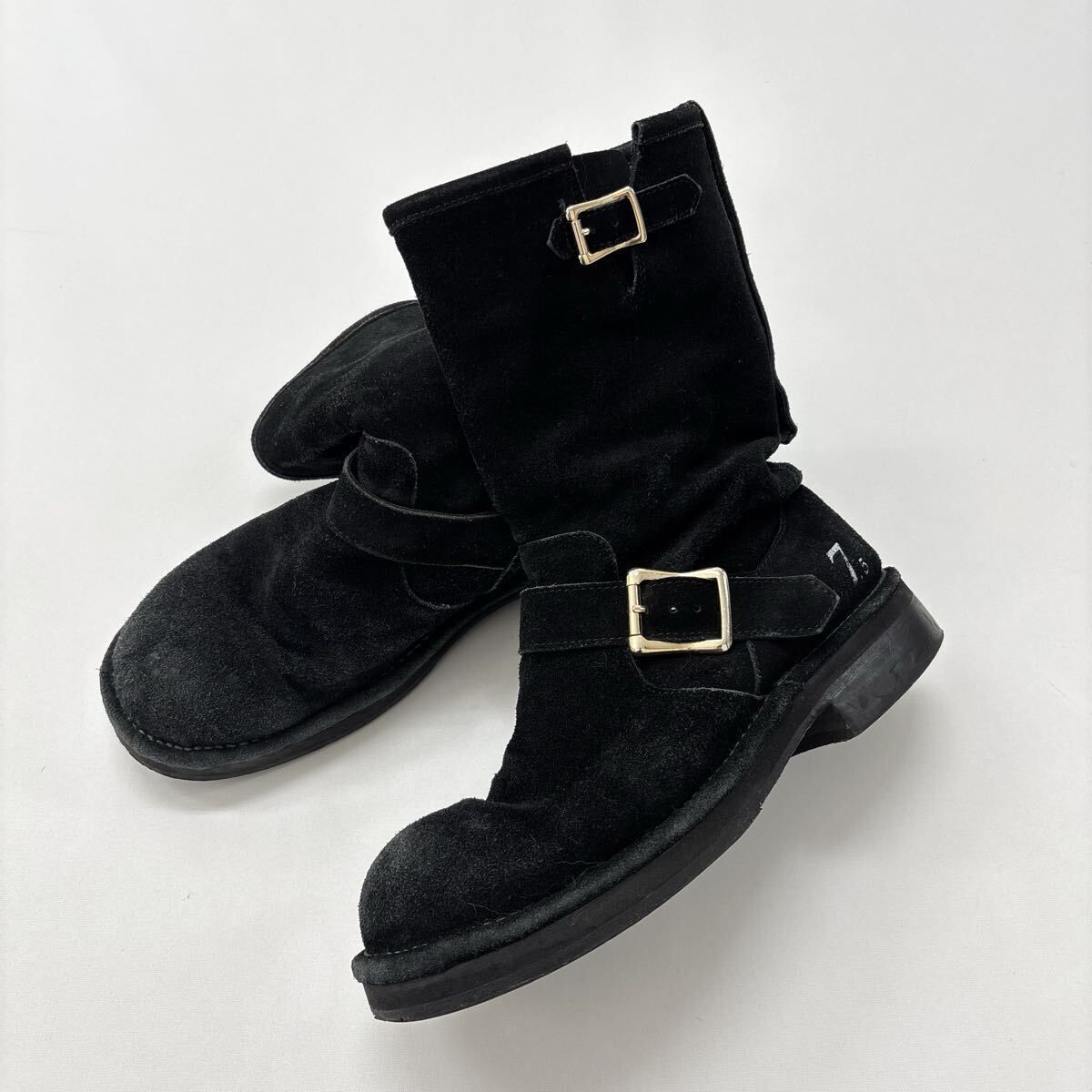 KIDS LOVE GAITE キッズラブゲイト BULBTOE エンジニア ブーツ BLACK ブラック サイズ 7.5 定価79 200円 712-0100