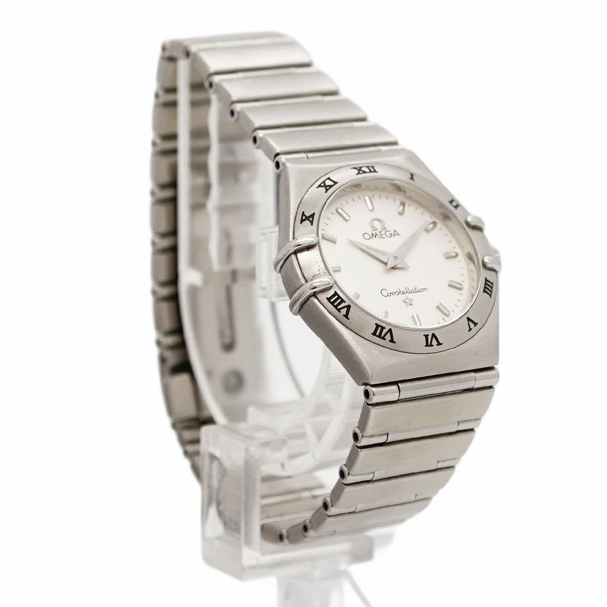 シルバー文字盤 腕時計