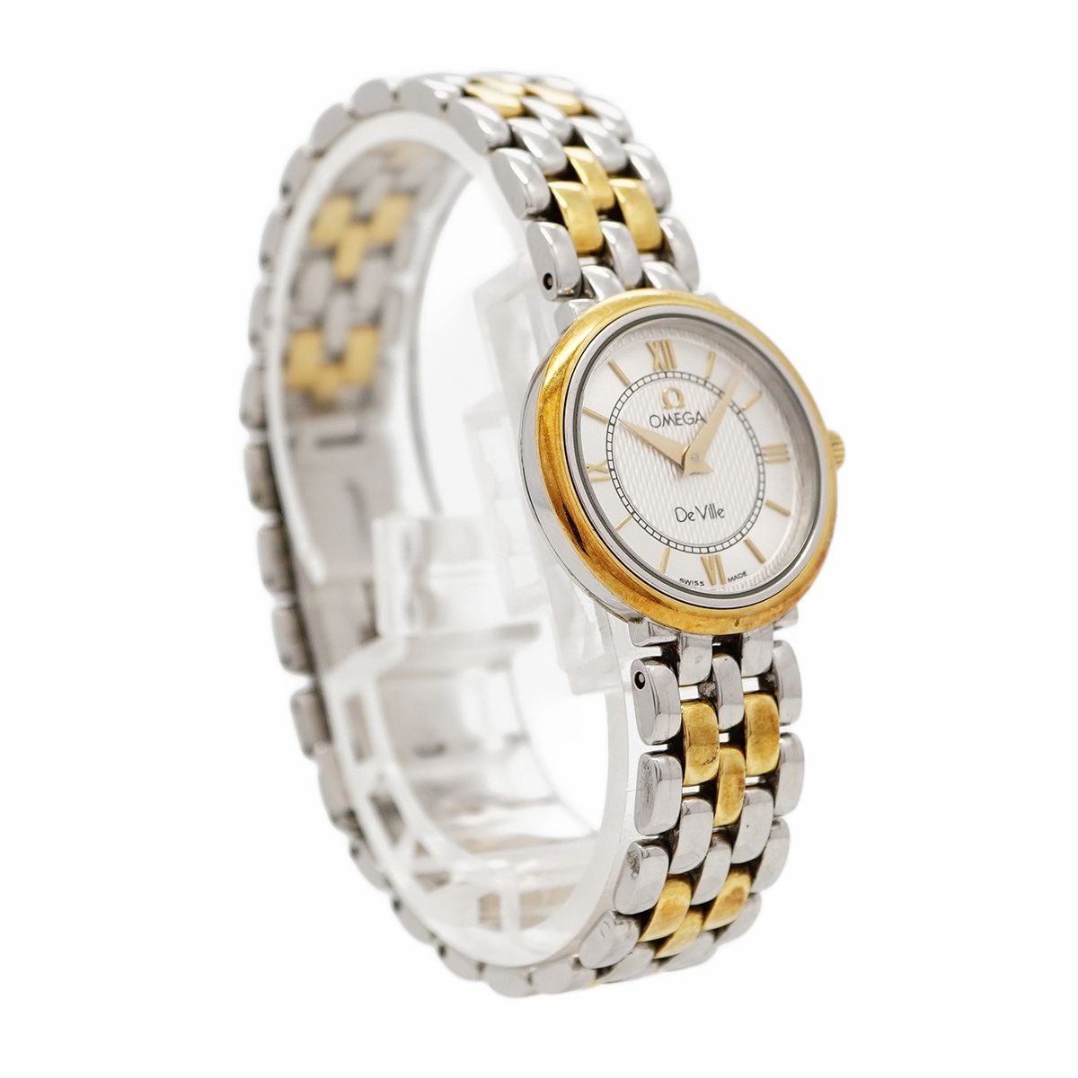 シルバー文字盤 腕時計