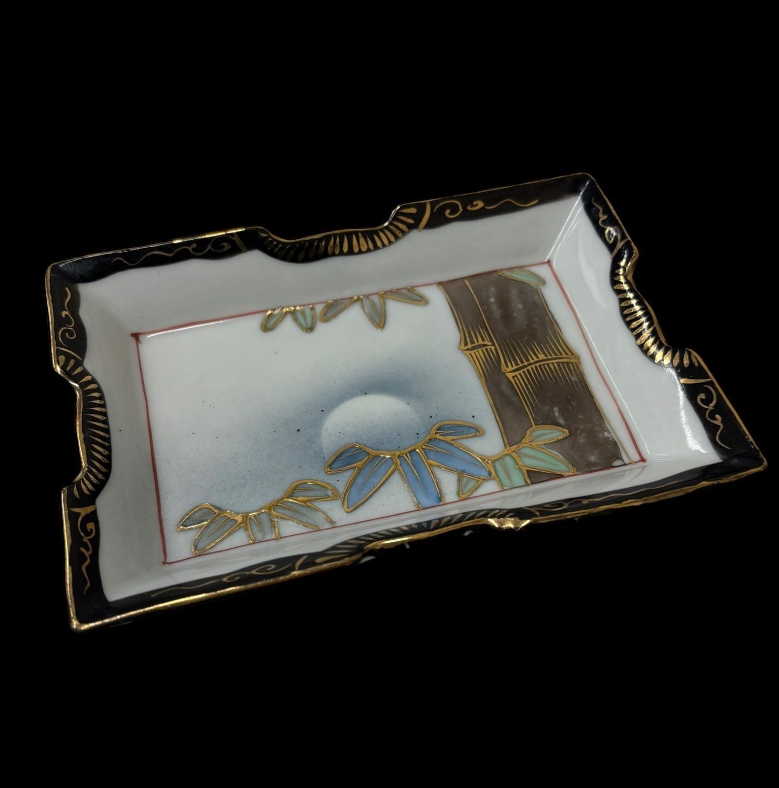 四角皿 時代物 珍しい絵柄品 四角皿 時代物 珍しい絵柄品 【公式通販】