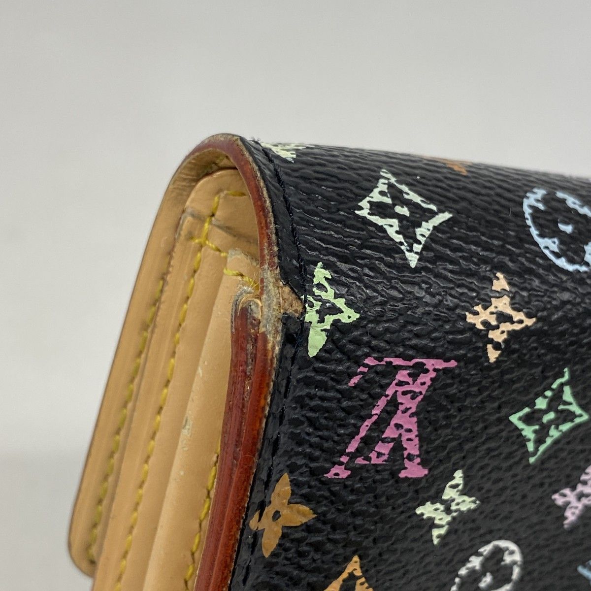  5 pb 2768 ルイヴィトン 長財布 モノグラム マルチ ポルトフォイユサラ M 93747 ノワール レディース 長財布 小物