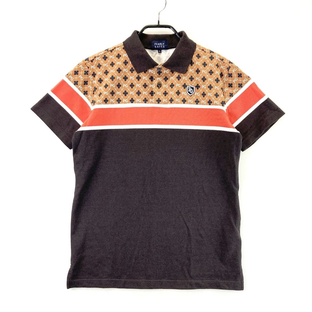 サイズ：4 PEARLY GATES パーリーゲイツ 半袖ポロシャツ モノグラム