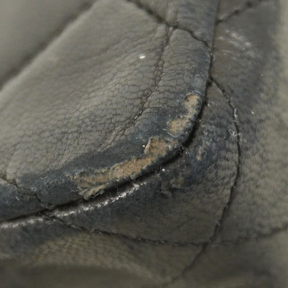 5pb2729】シャネル ショルダーバッグ マトラッセ ラムスキン ブラック