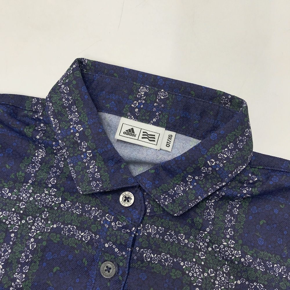 サイズ：OT ADIDAS GOLF アディダスゴルフ N67789 半袖ポロシャツ 花