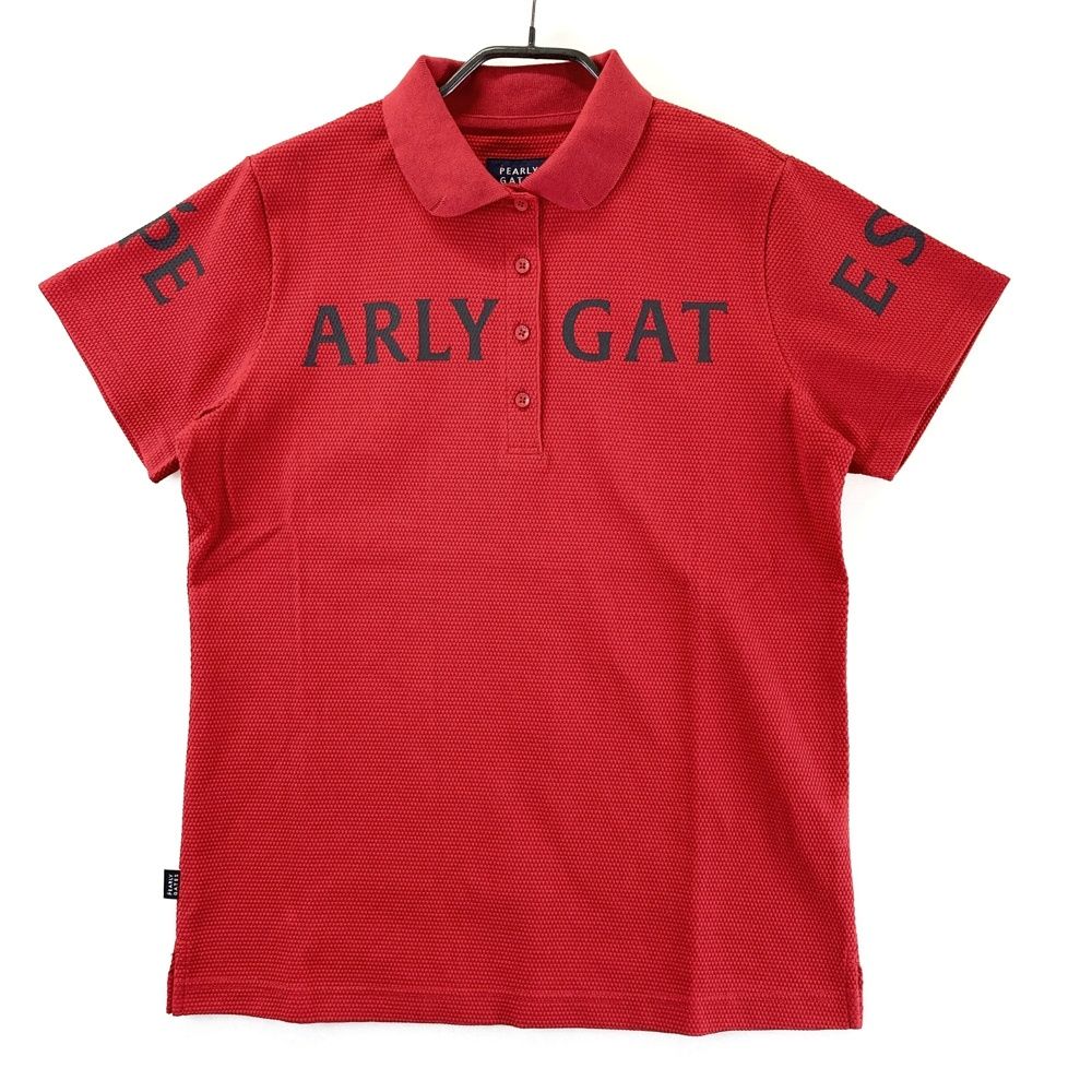 サイズ：2 PEARLY GATES パーリーゲイツ 2022年 半袖ポロシャツ レッド