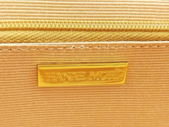  I 966 HANAE MORI ハナエモリ バニティバッグ ホワイト リボン その他 バッグ