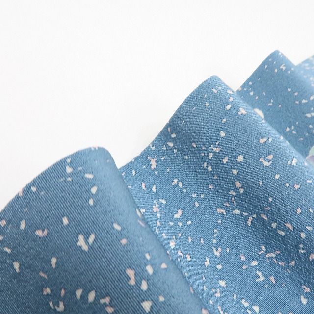 百華❀Y4205◇作家物落款 手縫い仕立て 正絹 菊 訪問着 着物 単品