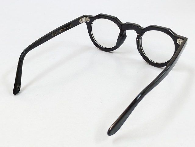 I 987 LESCA レスカルネティエ メガネ 44 26 ブラック PICA COL.5 度入り