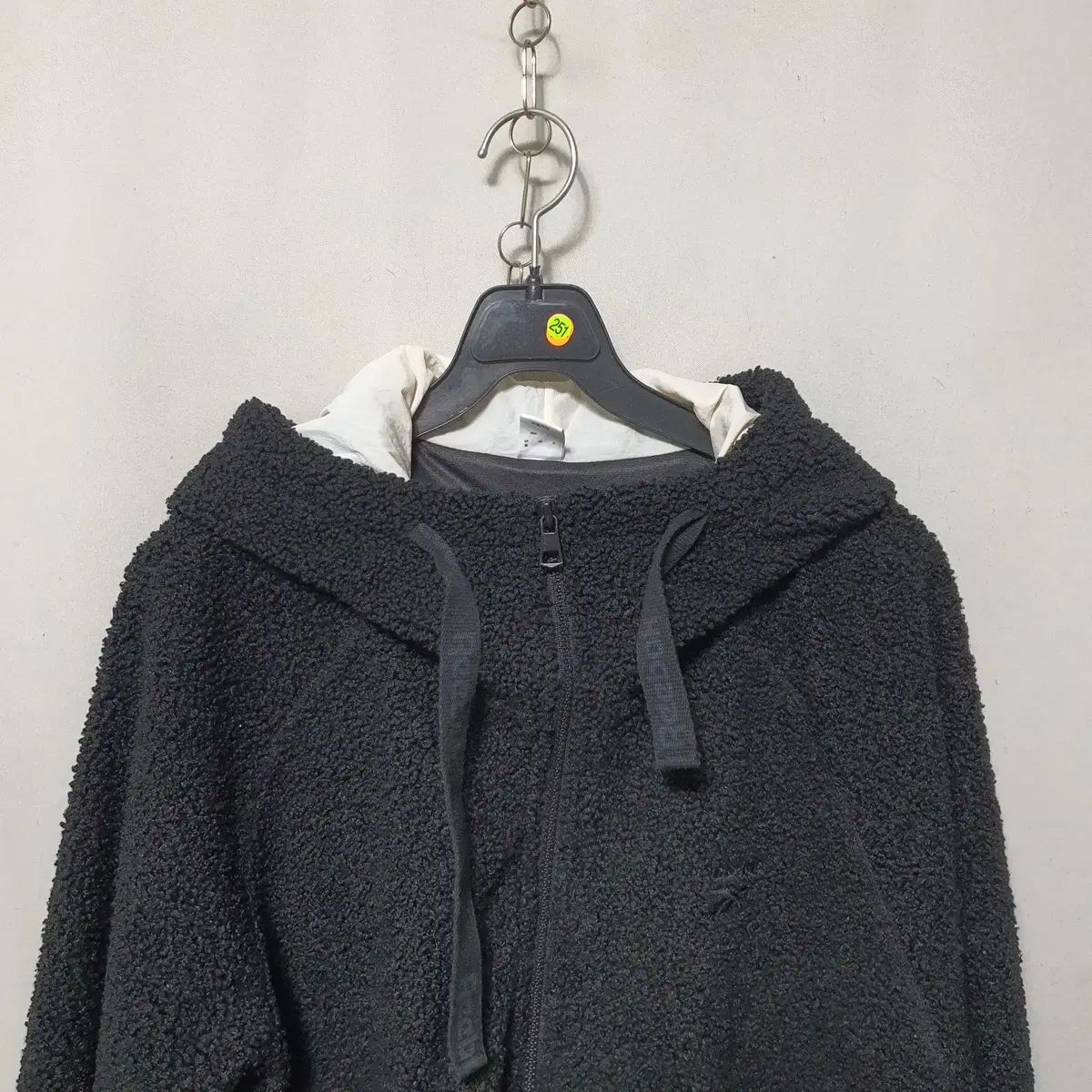 I251 リーボック メンズ ボア フリース フーデッド ジップアップ M 20年式