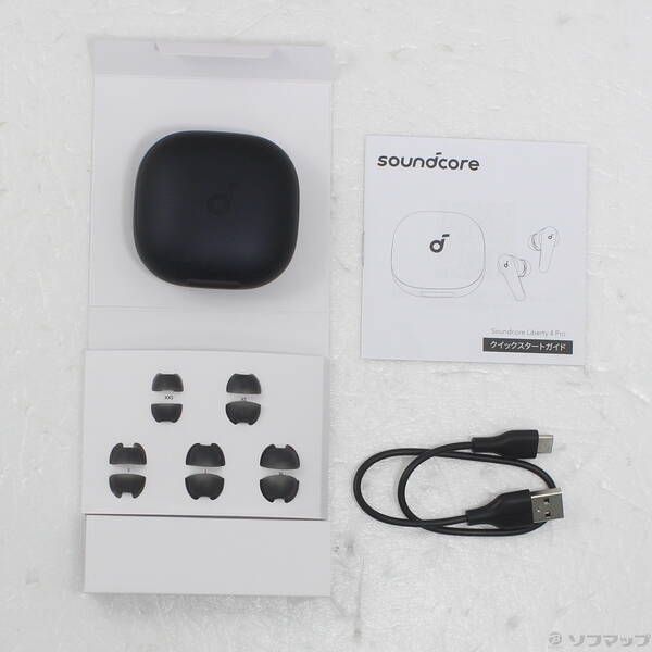 soundcore liberty 4 pro ブラック 中古美品 Anker 【中古】Soundcore Liberty 4 Pro ミッドナイトブラック
