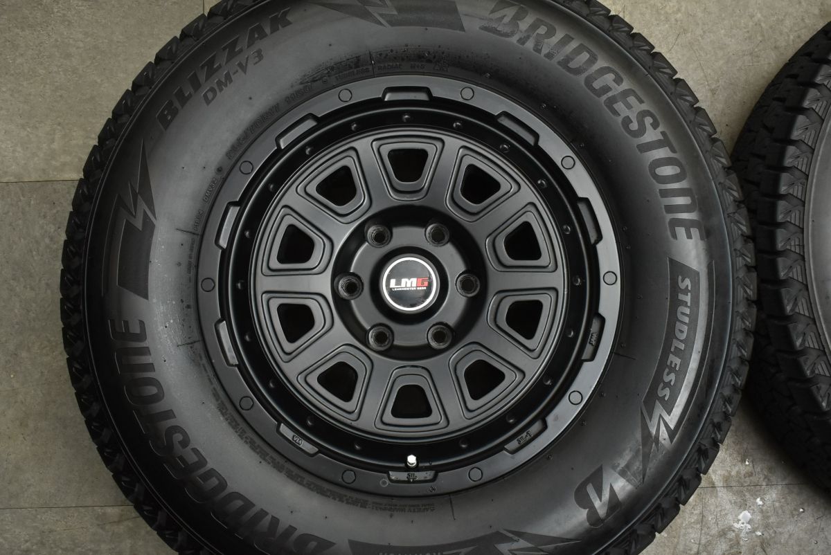 良好品 LMG DS 10 17 in 7 5 J 25 PCD 139 ブリザックDM V 3 265 70 R FJクルーザー ランクル プラド ハイラックス サーフ トライトン