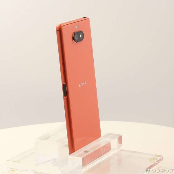 品〕 Xperia 8 ショップ 64GB オレンジ SOV42 auロック解除SIMフリー