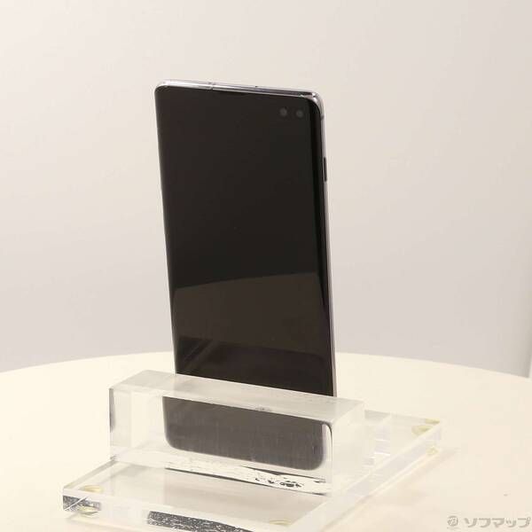 中古品〕 GALAXY S10+ 128GB プリズムブラック SC-04L docomoロック